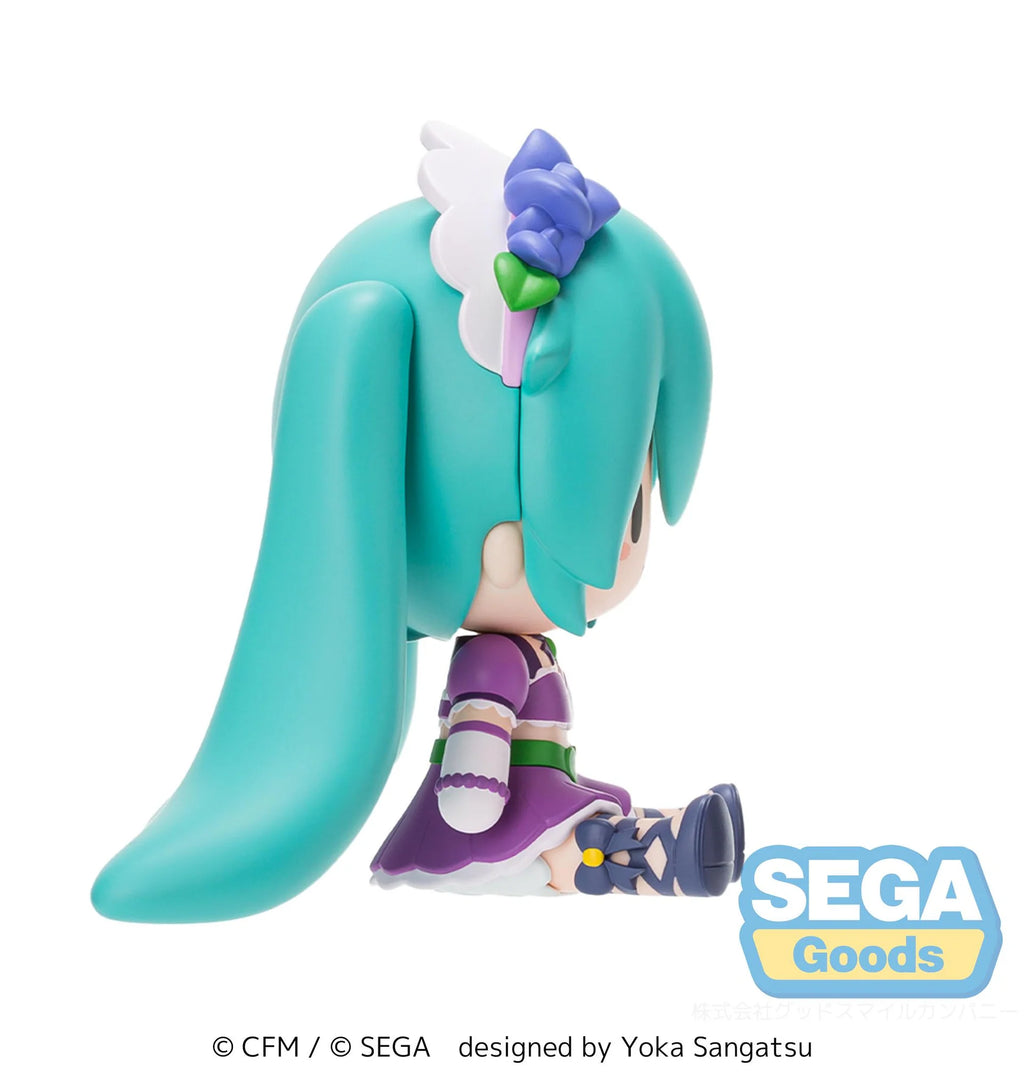 HATSUNE MIKU - HATSUNE MIKU X LOVE AND BERRY DRESS UP AND DANCE! FUWA PETIT CHIBI "SPARKLY PURPLE" FIGURE