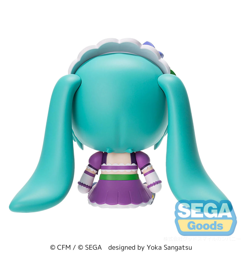 HATSUNE MIKU - HATSUNE MIKU X LOVE AND BERRY DRESS UP AND DANCE! FUWA PETIT CHIBI "SPARKLY PURPLE" FIGURE