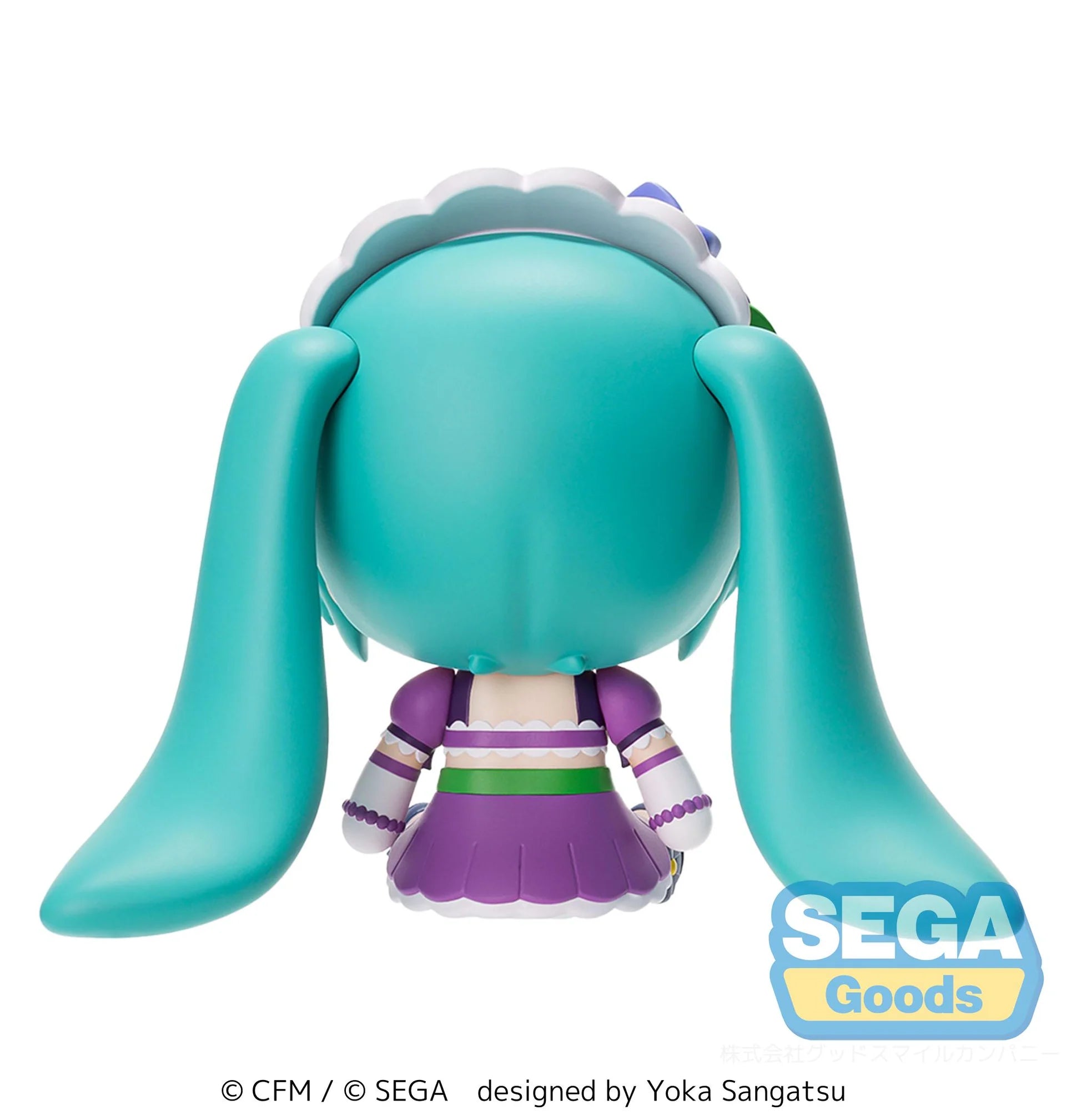 HATSUNE MIKU - HATSUNE MIKU X LOVE AND BERRY DRESS UP AND DANCE! FUWA PETIT CHIBI "SPARKLY PURPLE" FIGURE