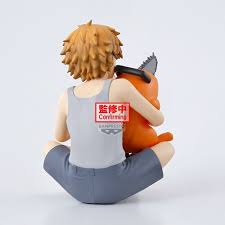 Denji & Pochita Break Time Figure – back view – UPC 4983164899290