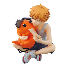 Denji & Pochita Break Time Figure – front view – UPC 4983164899290