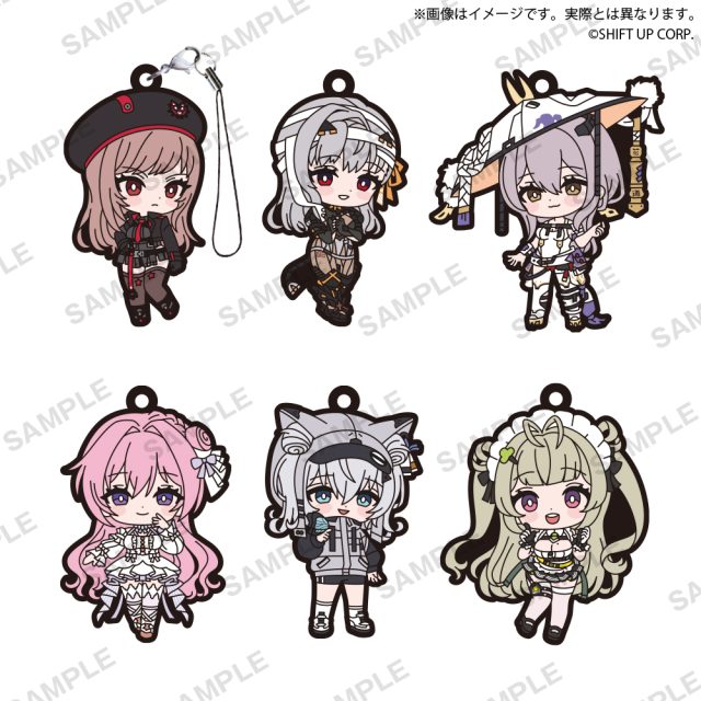 NIKKE: GODDESS OF VICTORY CAPSULE RUBBER KEYCHAIN