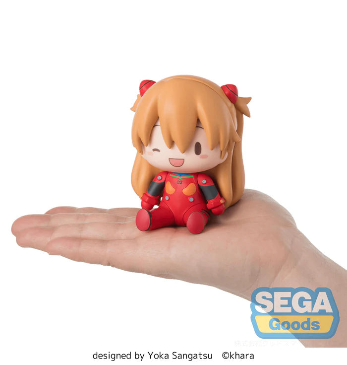 REBUILD OF EVANGELION - ASUKA LANGLEY "PLUGSUIT" FUWA PETIT DEFORMED FIGURE