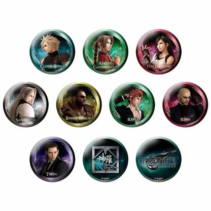 FINAL FANTASY VII TRADING CAN BADGE