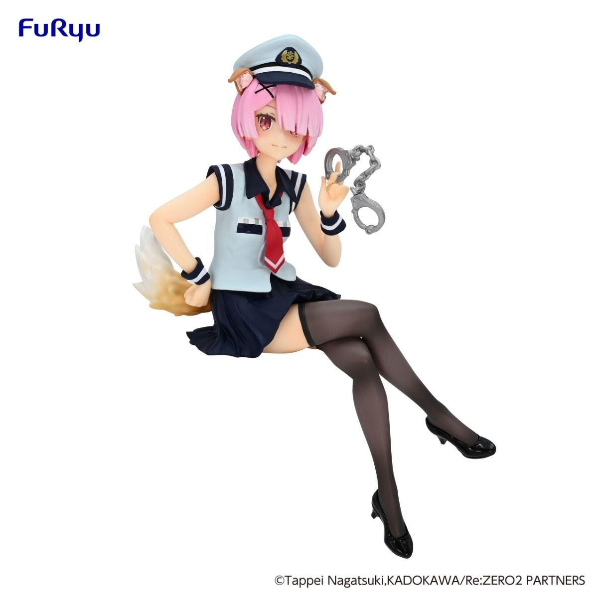 RE: ZERO RAM POLICE OFFICER NOODLE STOPPER CAP WITH DOG EARS