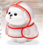 RAINCOAT DOG MASCOT MINI FIGURE