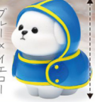 RAINCOAT DOG MASCOT MINI FIGURE
