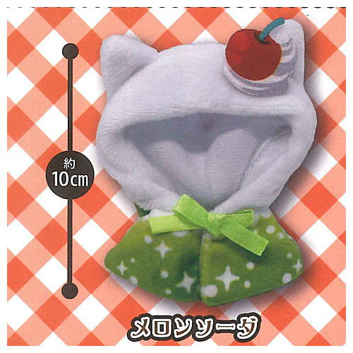CATS CAPE KISSATEN GASHAPON - MELON SODA
