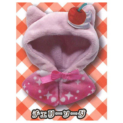 CATS CAPE KISSATEN GASHAPON - CHERRY SODA