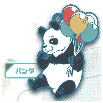 JUJUTSU KAISEN CASUAL RUBBER KEYCHAIN - Panda