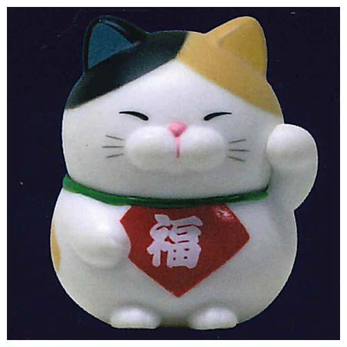 HIGEMANJYU MANEKI CAT FIGURE 04 GASHAPON