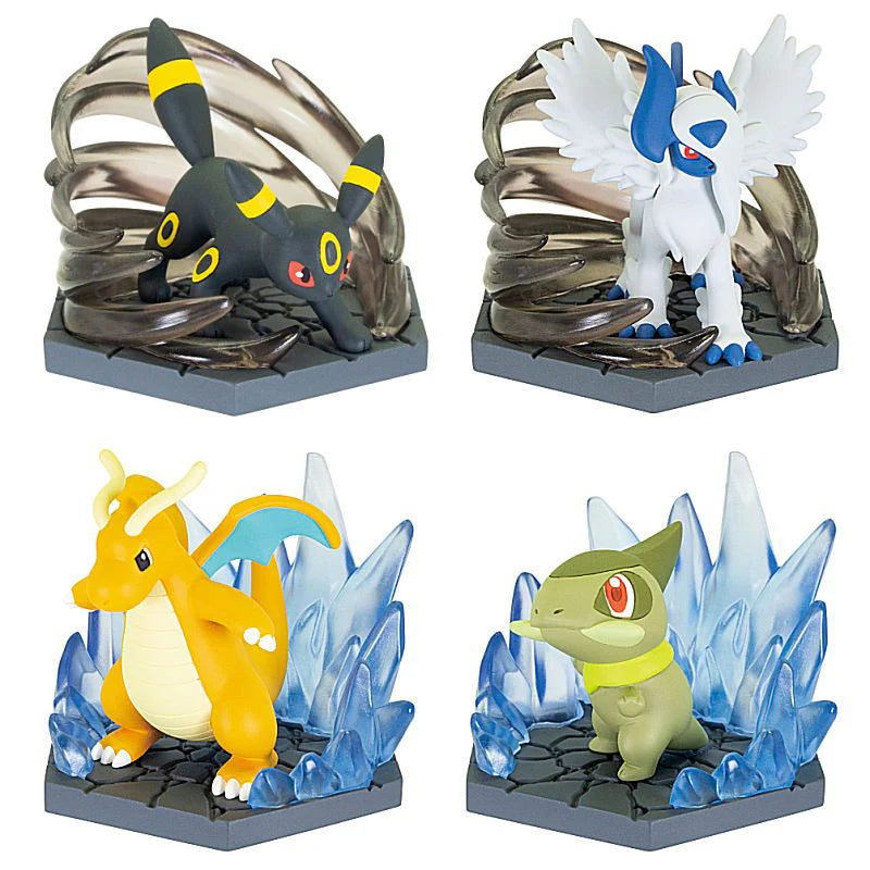 POKEMON - DIORAMA COLLECT DARK & DRAGON MINI FIGURE