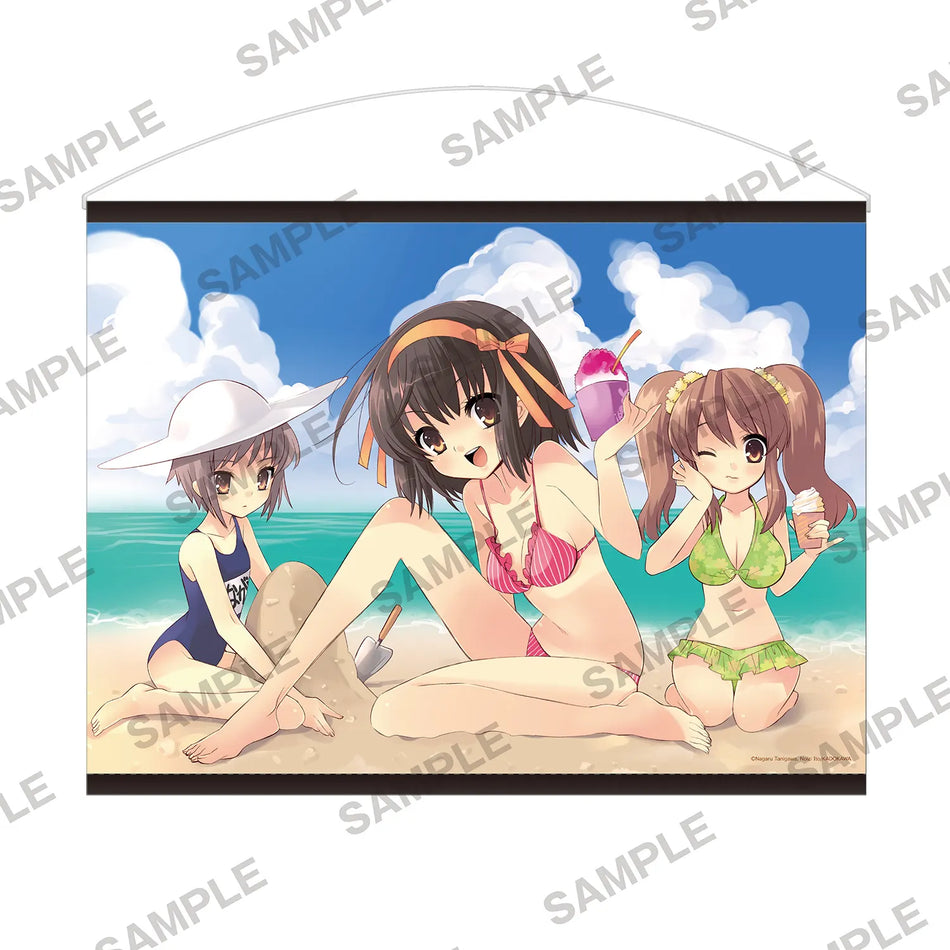 HARUHI SUZUMIYA B2 BEACH WALL SCROLL