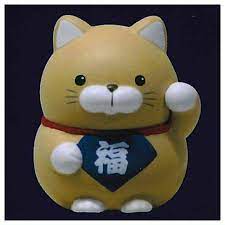 HIGEMANJYU MANEKI CAT FIGURE 04 GASHAPON