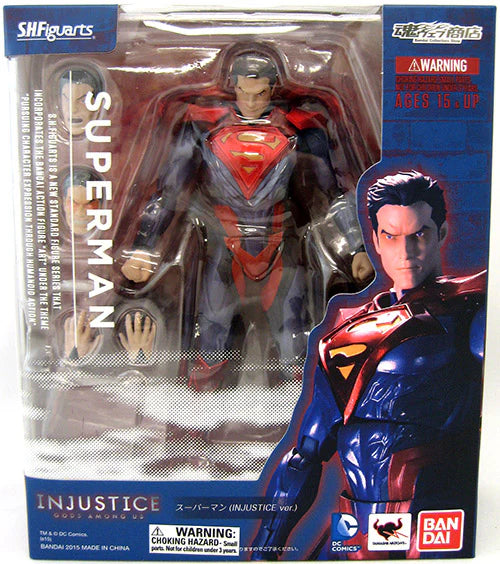 S.H. Figuarts Superman (Injustice Version) Action Figure – Bandai Tamashii Nations