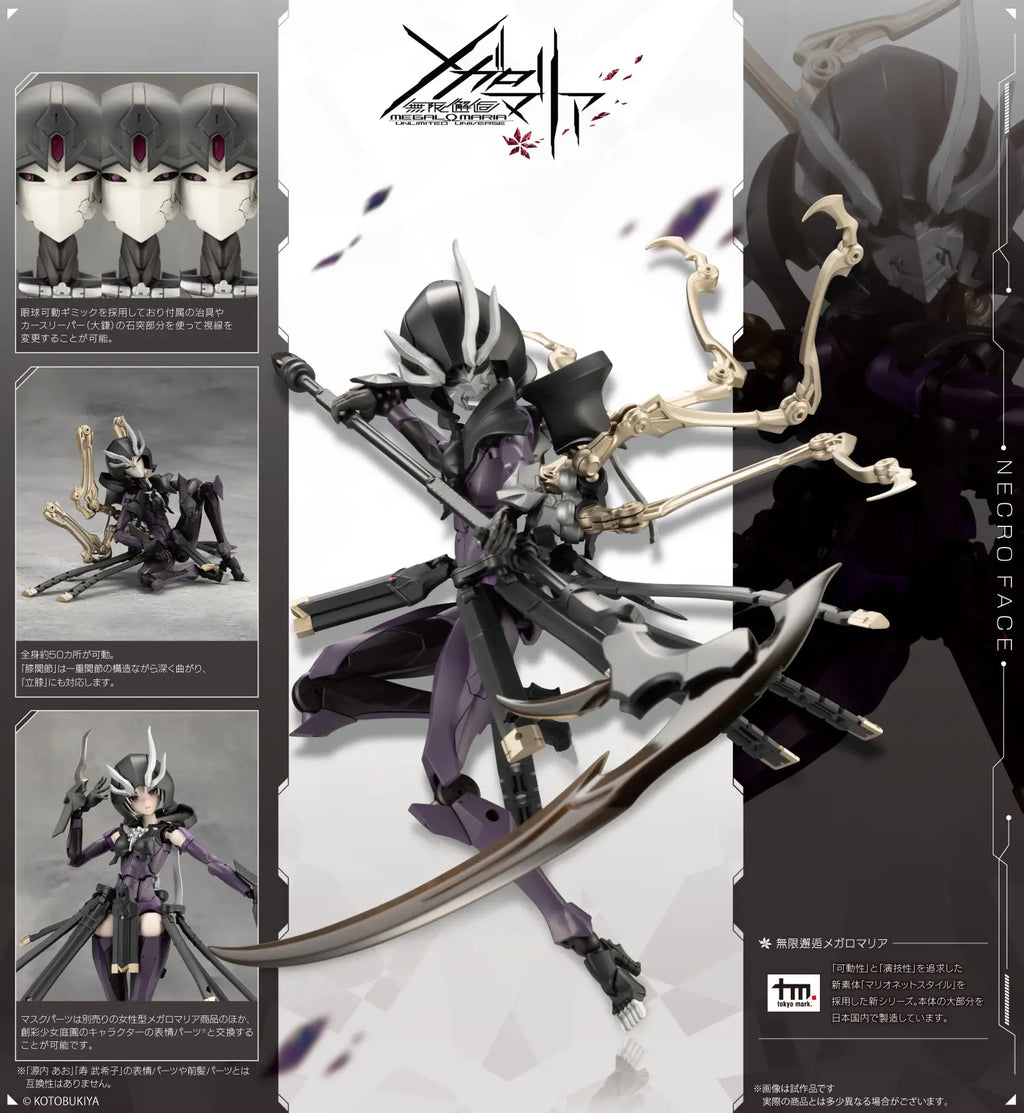 MEGALOMARIA UNLIMITED UNIVERSE - NECRO FACE MODEL KIT