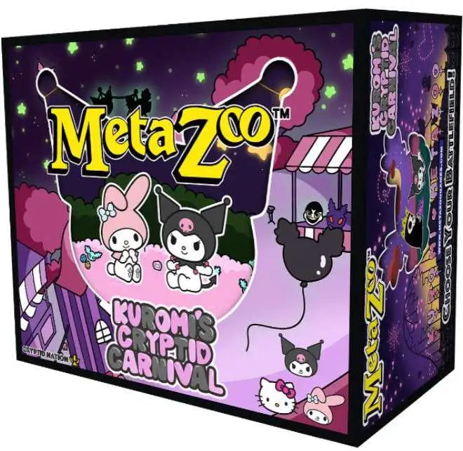 METAZOO TRADING CARD GAME HELLO KITTY KUROMI'S CRYPTID CARNIVAL BOOSTER BOX