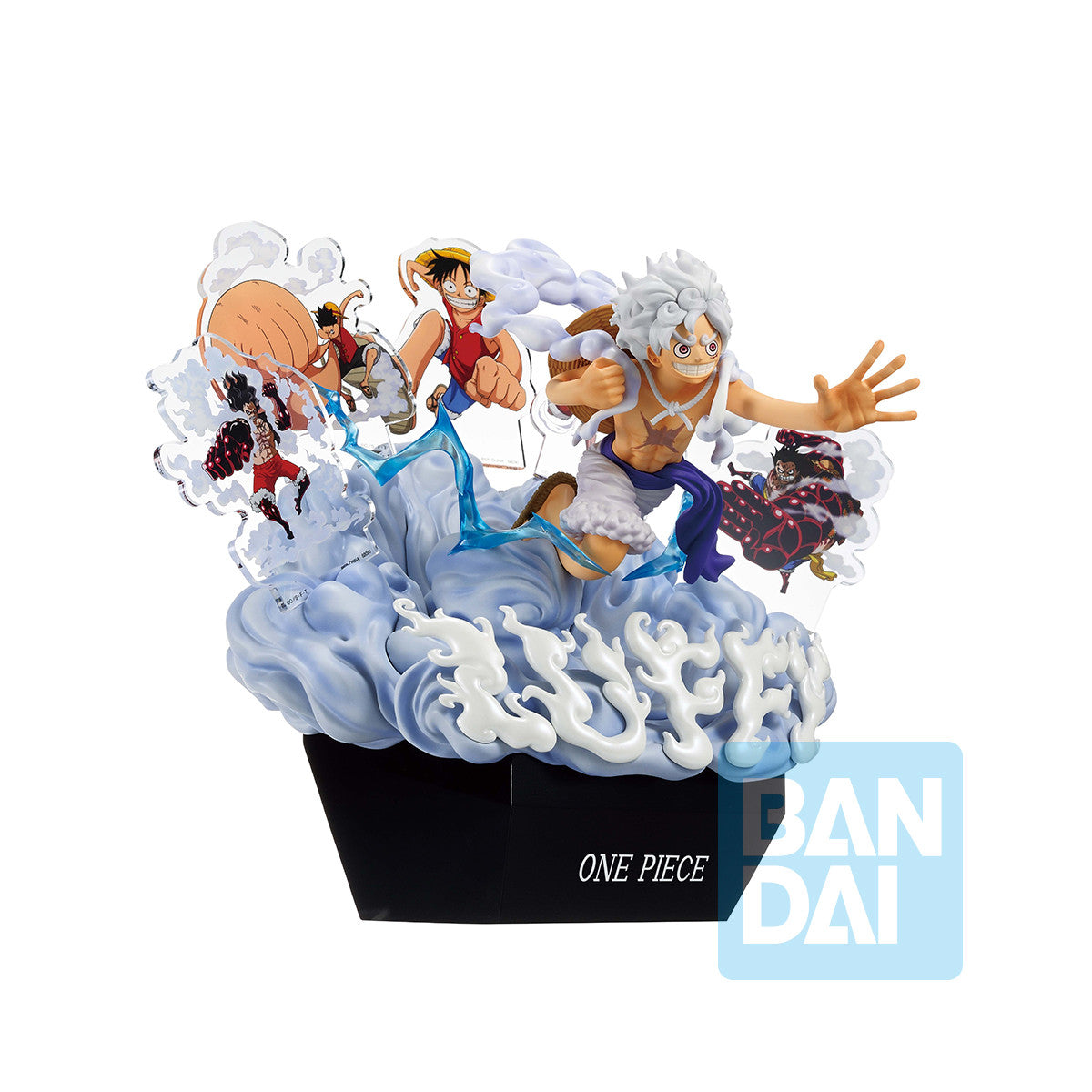 ONE PIECE - MONKEY D. LUFFY GEAR 5 ON DIMENSION "MEMORIES OF ADVENTURE AND THE SHIPPING ROUTE THE FUTURE" ICHIBANSHO FIGURE