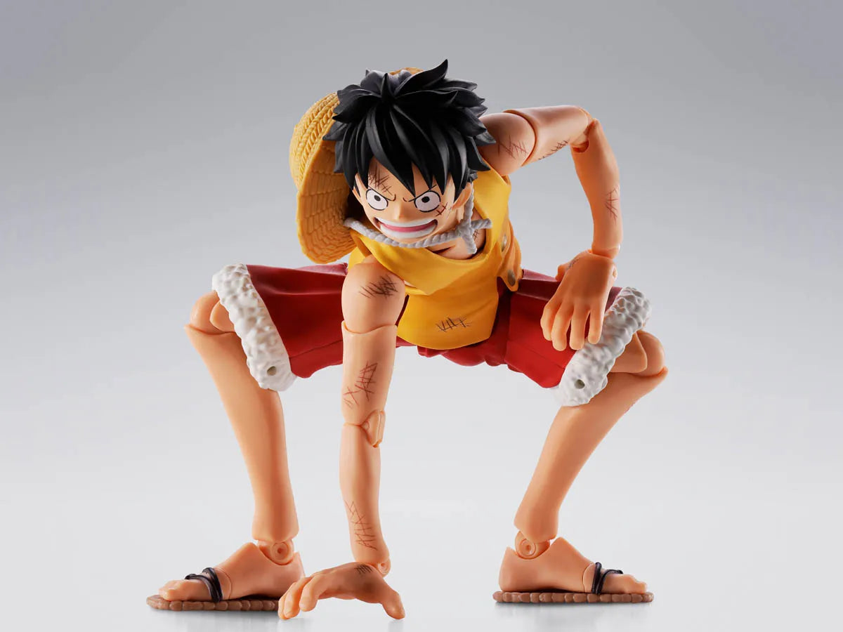 ONE PIECE - MONKEY D. LUFFY "SUMMIT WAR OF MARINEFORD" TAMASHII NATIONS S.H. FIGUARTS ACTION FIGURE