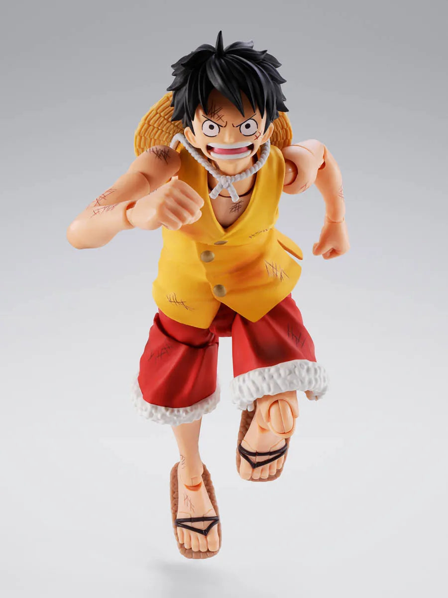 ONE PIECE - MONKEY D. LUFFY "SUMMIT WAR OF MARINEFORD" TAMASHII NATIONS S.H. FIGUARTS ACTION FIGURE