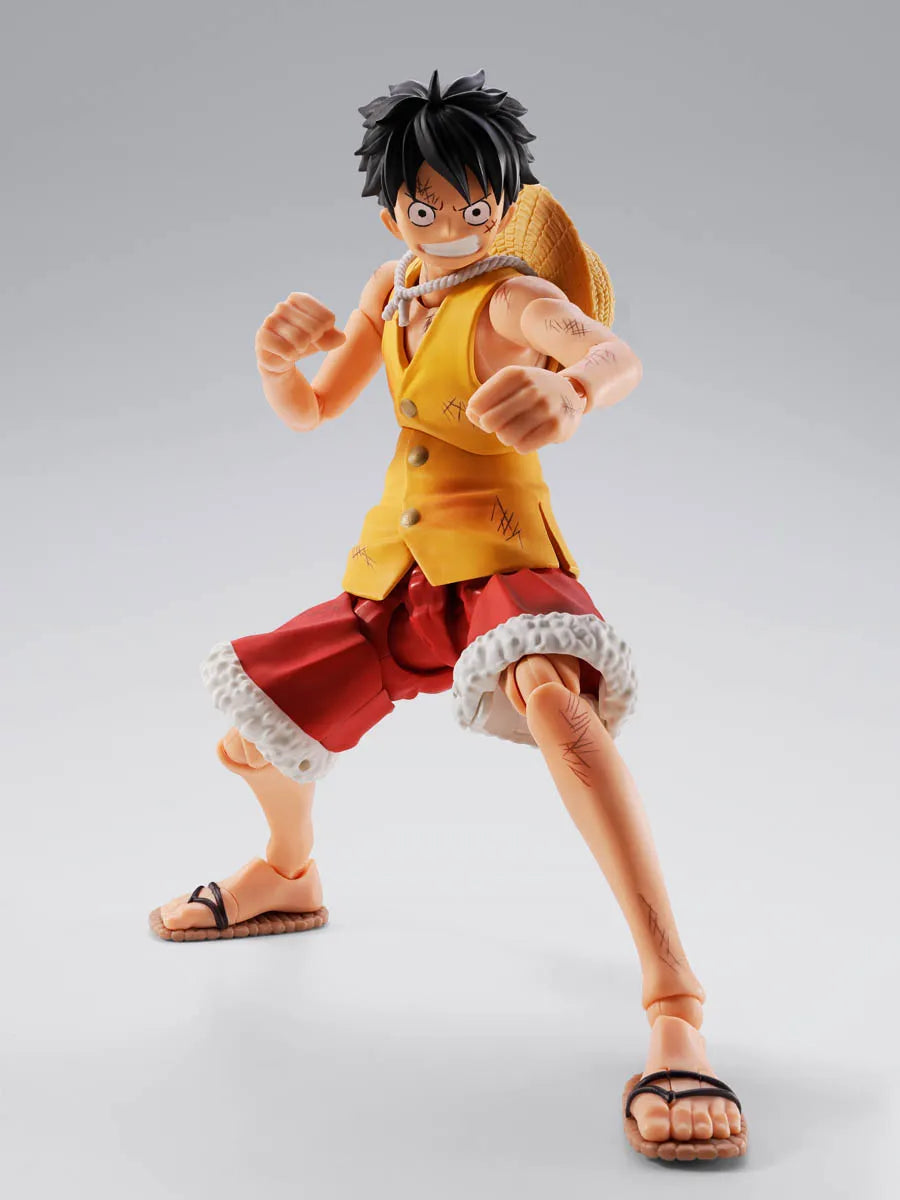 ONE PIECE - MONKEY D. LUFFY "SUMMIT WAR OF MARINEFORD" TAMASHII NATIONS S.H. FIGUARTS ACTION FIGURE