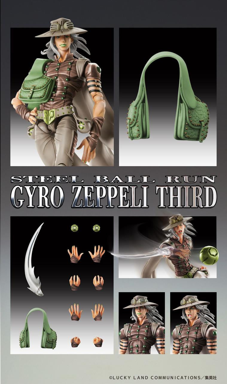 JOJO'S BIZARRE ADVENTURE PART VII - GYRO ZEPPELI THIRD S.A.S. FIGURE