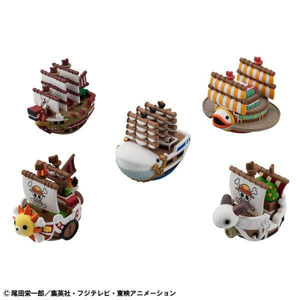 ONE PIECE - GRAND LINE COLLECTION YURACOLLE MEGAHOUSE SERIES SHIPS BLIND BOX TRADING FIGURE