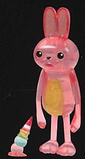 RABBIT CLEAR VERSION ICE CREAM MASCOT