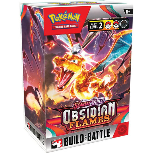 POKEMON TRADING CARD GAME SCARLET & VIOLET OBSIDIAN FLAMES BUILD & BATTLE BOX