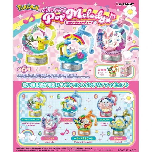 POKEMON - POP MELODY RE-MENT MINIATURE BLIND BOX FIGURE