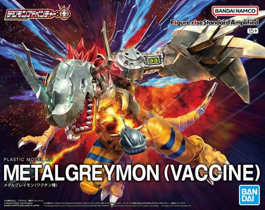 DIGIMON METALGREYMON AMPLIFIED FIGURE-RISE KIT (VACCINE)