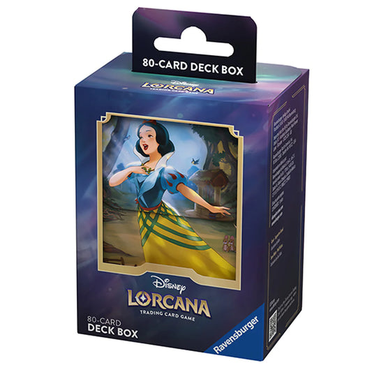 LORCANA TRADING CARD GAME SNOW WHITE DECK BOX