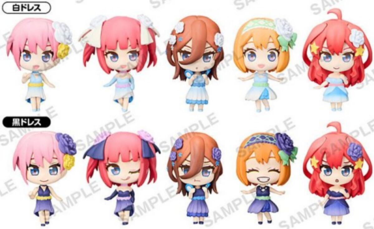 QUINTESSENTIAL QUINTUPLETS PURPLE AND WHITE DRESS MINI FIGURE
