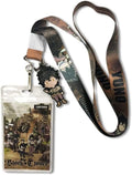 BLACK CLOVER LANYARD WITH YUNO RUBBER KEYCHAIN