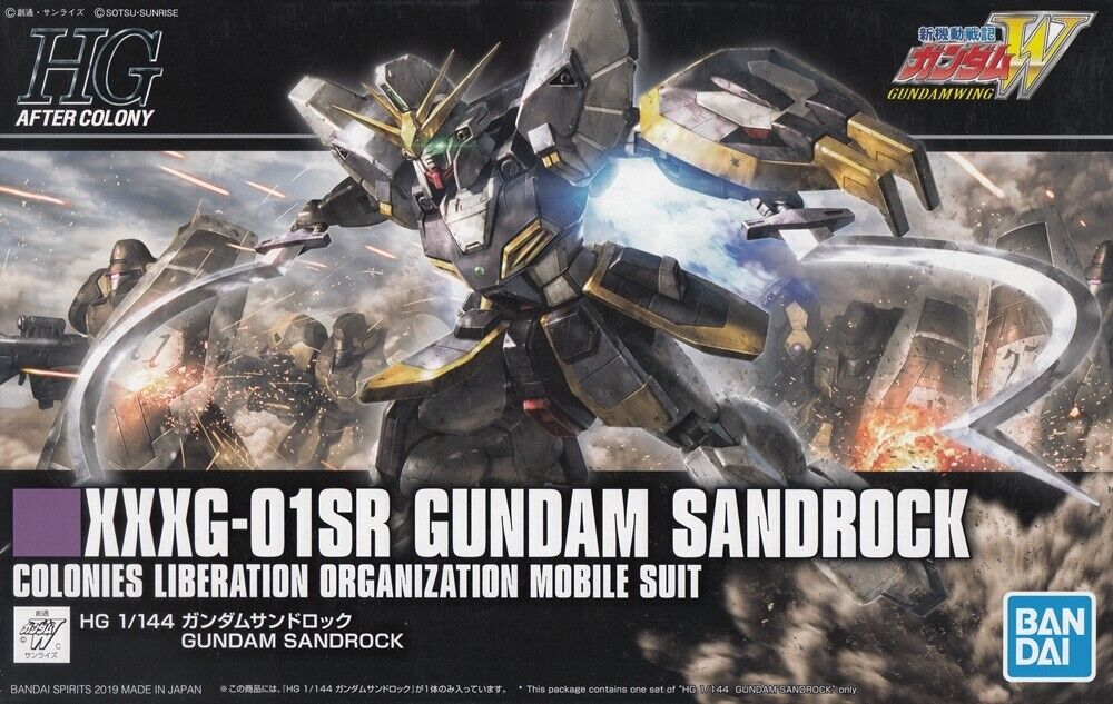 GUNDAM WING XXXG-01SR SANDROCK HG 1/144 MODEL KIT #228
