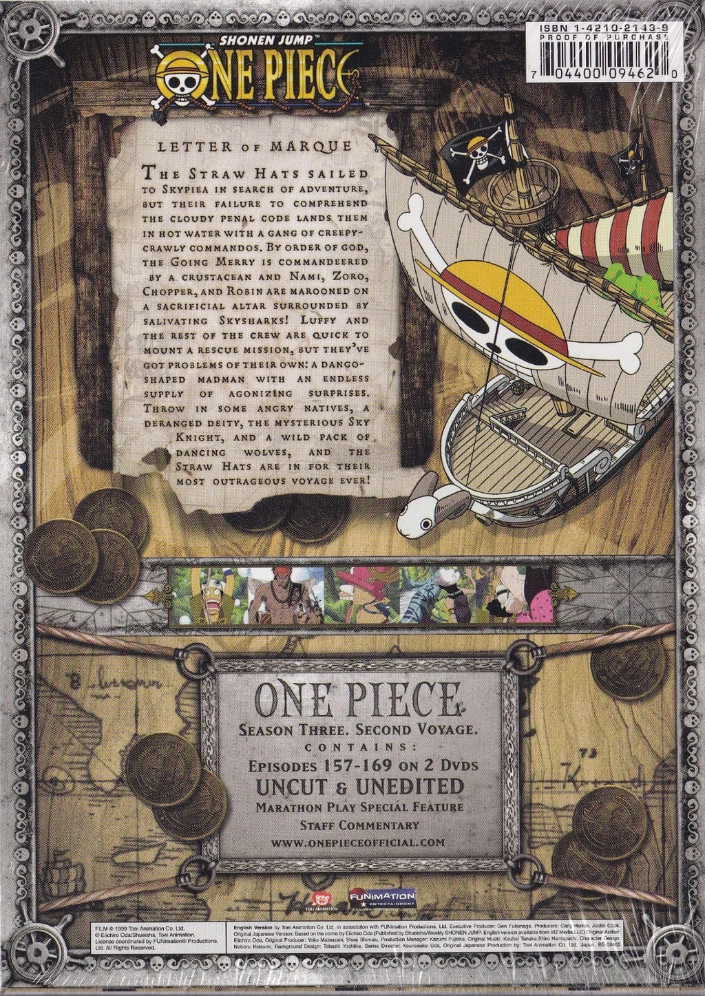 ONE PIECE S3 P2 DVD