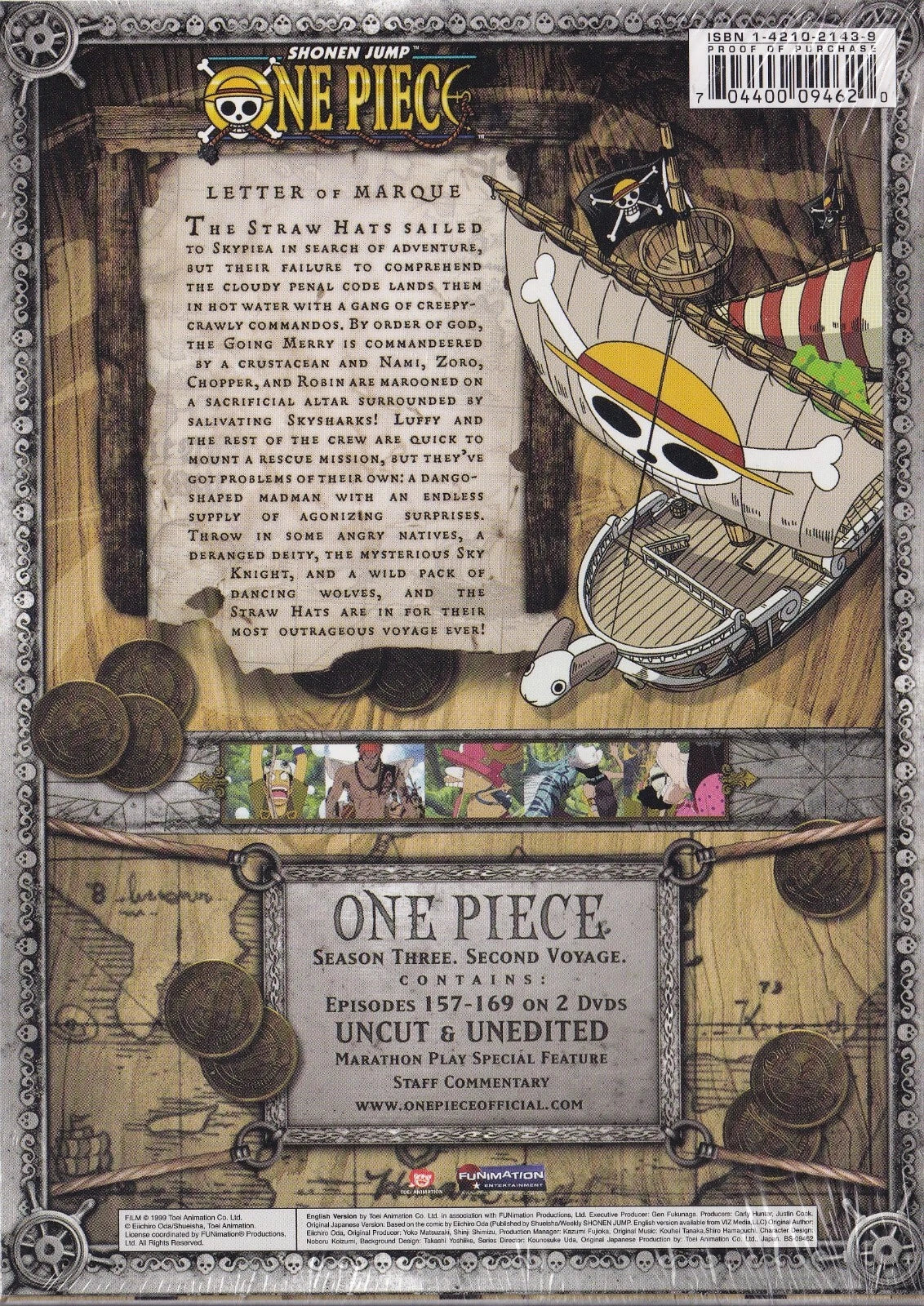 ONE PIECE S3 P2 DVD
