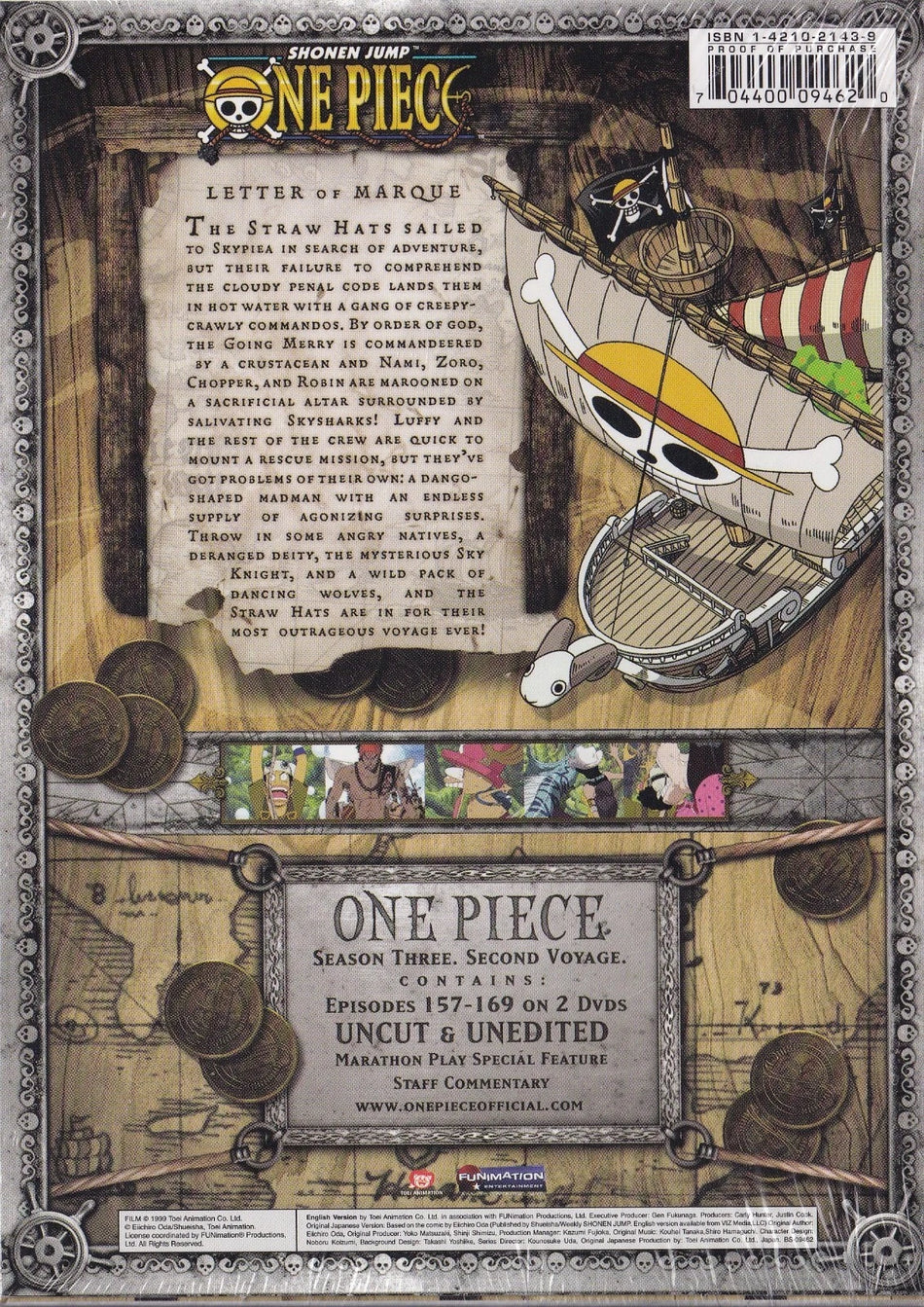 ONE PIECE S3 P2 DVD