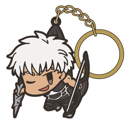 FATE/GRAND ORDER TSUMAMARE EMIYA ARCHER RUBBER KEYCHAIN