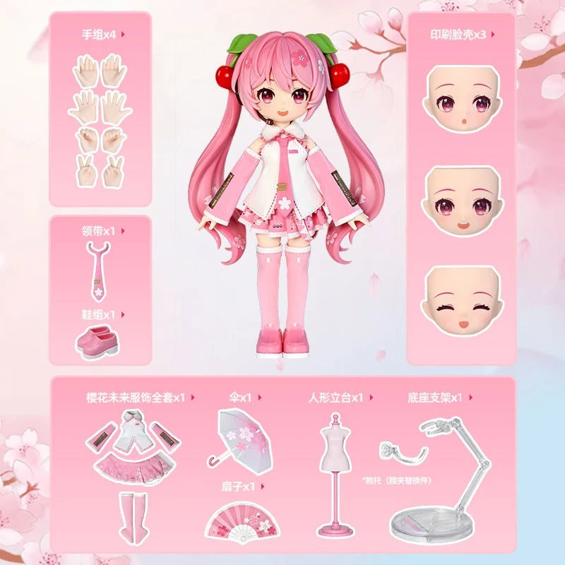 HATSUNE MIKU - SAKURA MIKU DAALAMODE SERIES BLOKEES MODEL KIT