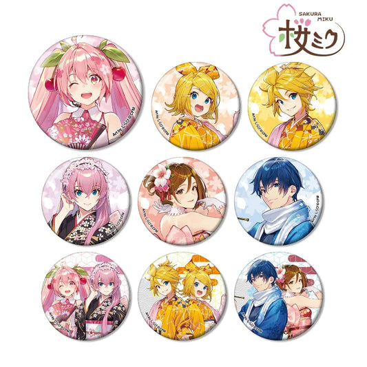 VOCALOID SAKURA MIKU TRADING CAN BADGE