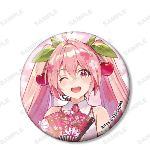 VOCALOID SAKURA MIKU TRADING CAN BADGE