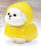 RAINCOAT DOG MASCOT MINI FIGURE