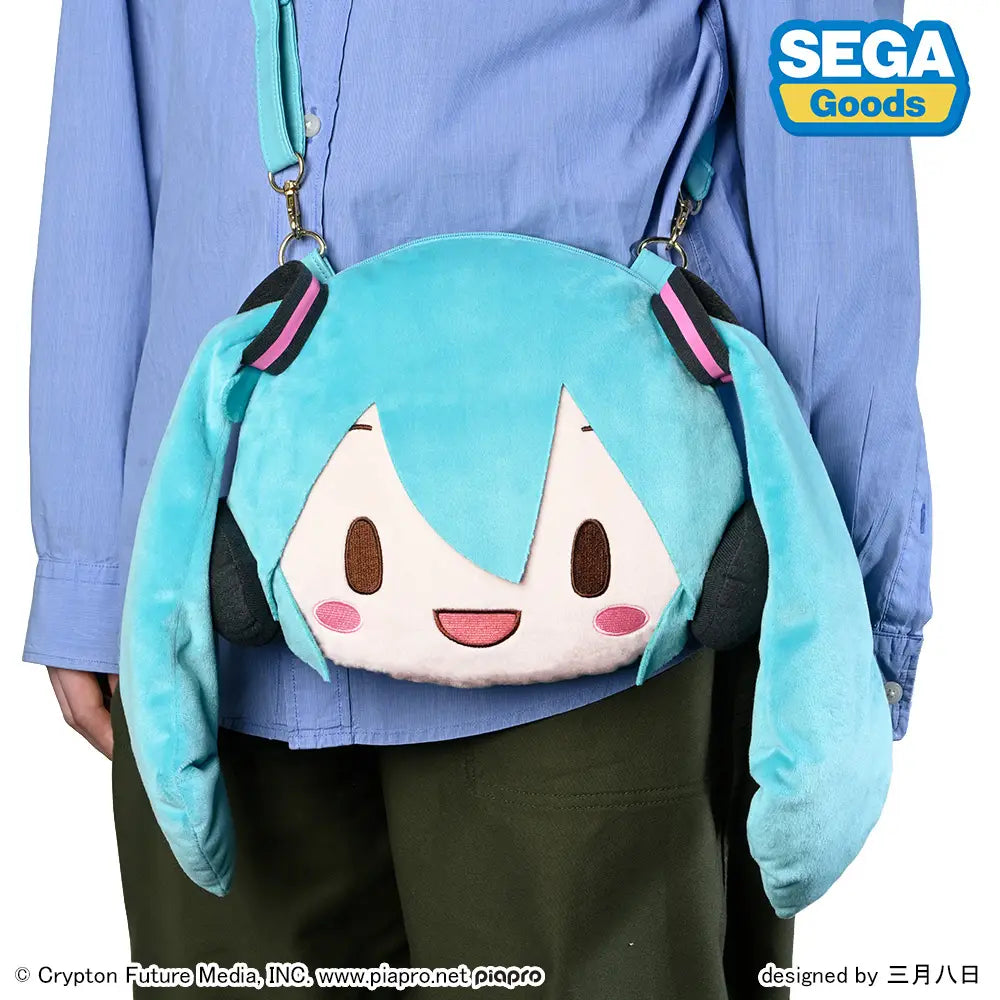 HATSUNE MIKU - FUWAPUCHI FACE SHOULDER BAG (M)