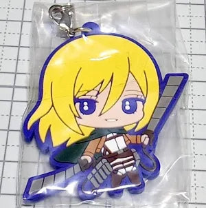 ATTACK ON TITAN RUBBER MASCOT KEYCHAIN - KRISTA