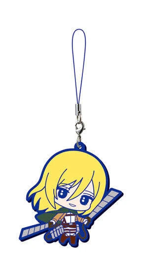 ATTACK ON TITAN RUBBER MASCOT KEYCHAIN - KRISTA