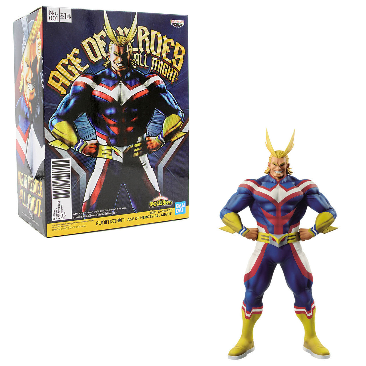 MY HERO ACADEMIA AGE OF HEROES ALL MIGHT PRIZE FIGURE