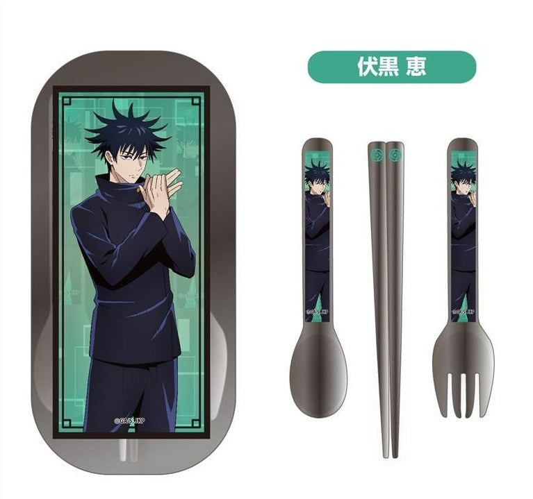 JUJUTSU KAISEN FUSHIGURO CLEAR CUTLERY SET