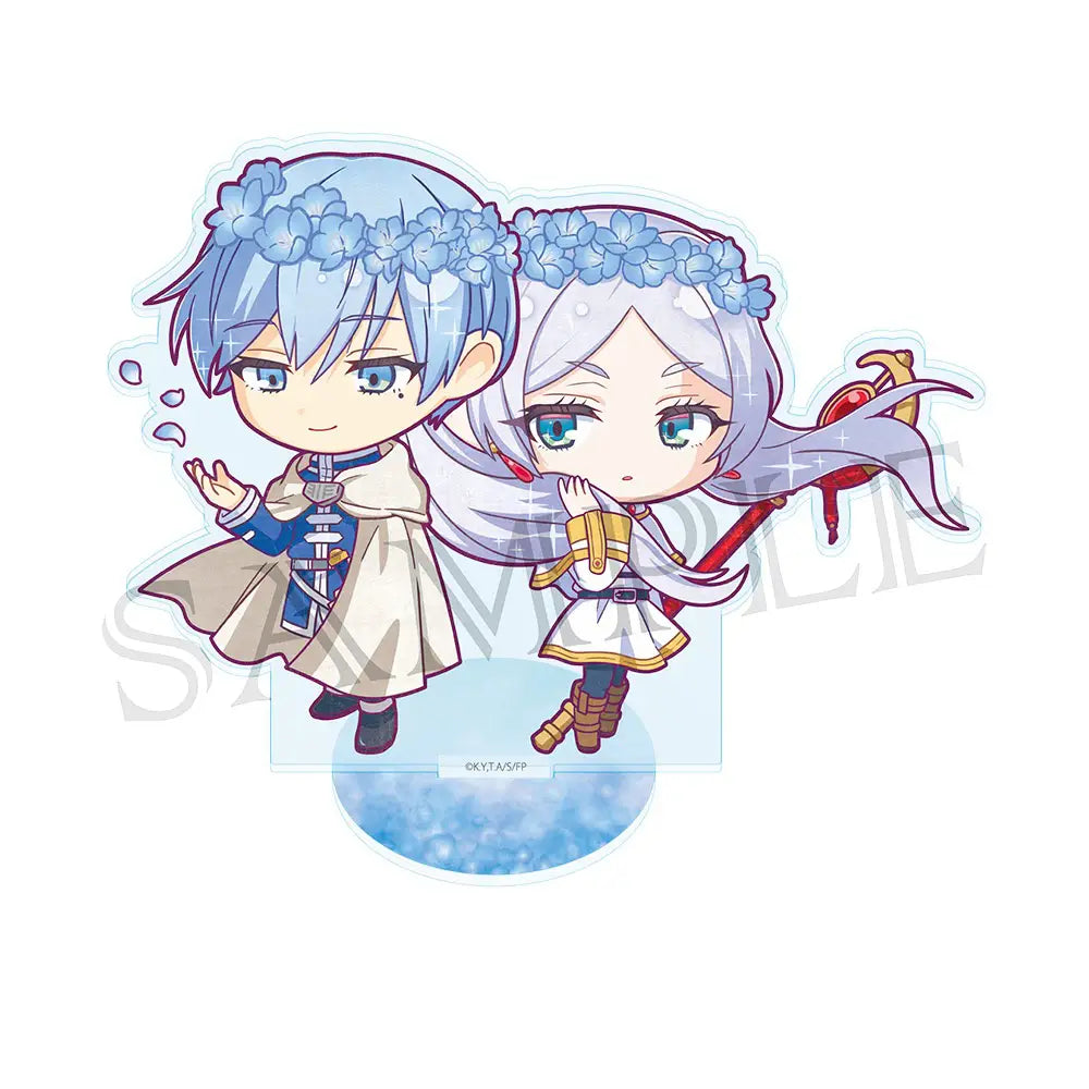 FRIEREN: BEYOND JOURNEY'S END - FRIEREN/HIMMEL VINTAGE SERIES CHIBI BLUE MOON GRASSACRYLIC STAND
