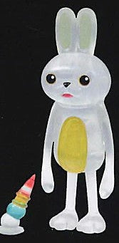 RABBIT CLEAR VERSION ICE CREAM MASCOT